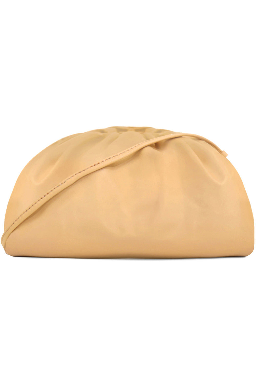 BOTTEGA VENETA BAGS BEIGE THE POUCH 20 SMOOTH LEATHER NUDE
