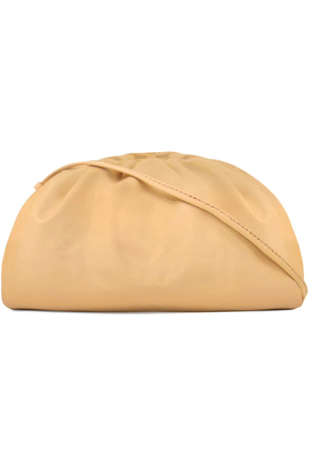 BOTTEGA VENETA BAGS BEIGE THE POUCH 20 SMOOTH LEATHER NUDE