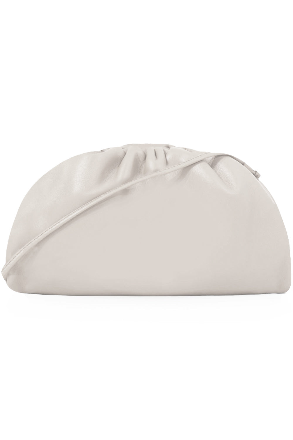 BOTTEGA VENETA BAGS MULTI THE POUCH 20 SMOOTH LEATHER WHITE