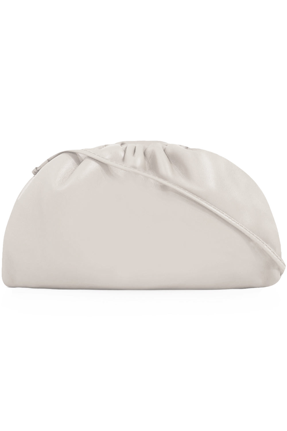 BOTTEGA VENETA BAGS MULTI THE POUCH 20 SMOOTH LEATHER WHITE