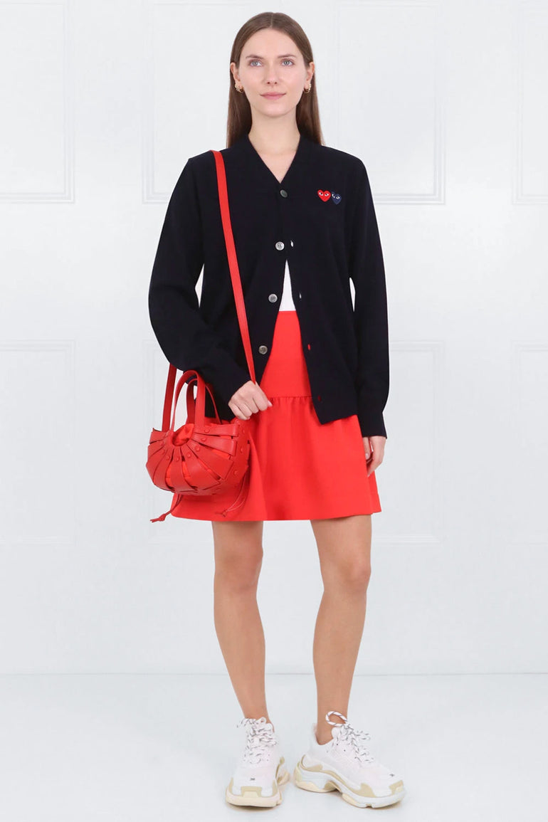 BOTTEGA VENETA BAGS GOLD THE SMALL SHELL BAG CHILLI TOMATO