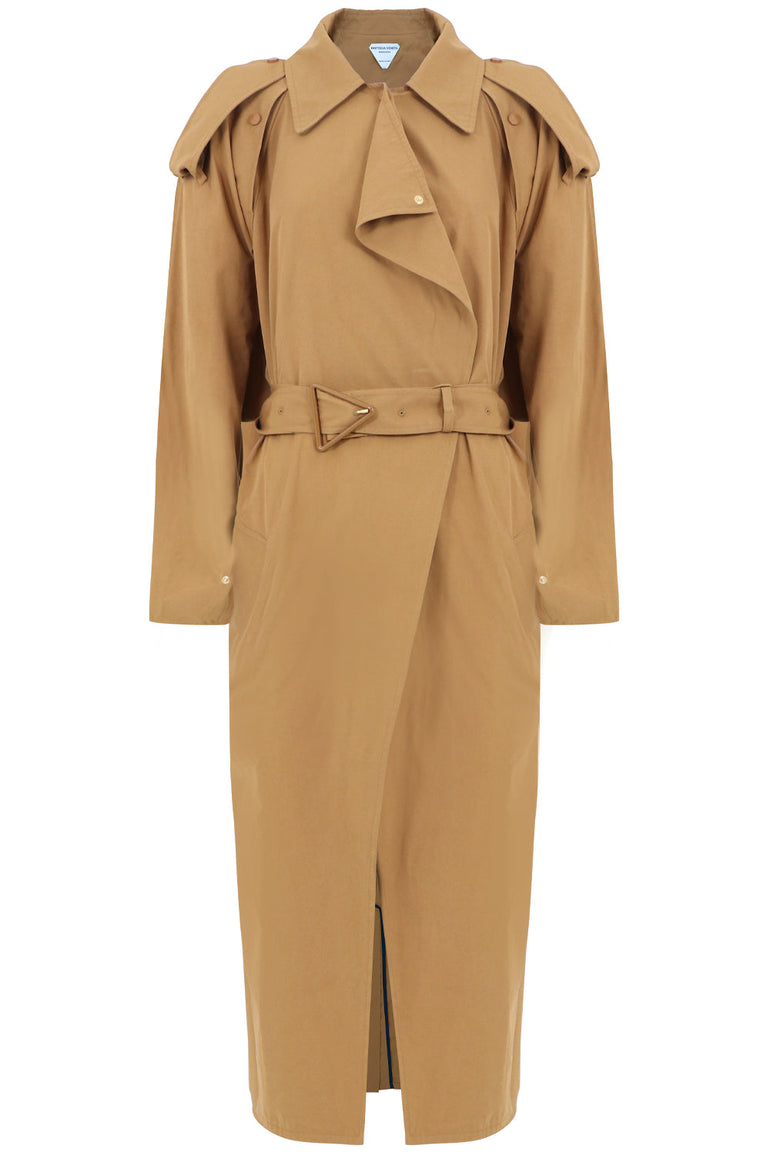 BOTTEGA VENETA RTW CLASSIC TRENCH COAT CAMEL