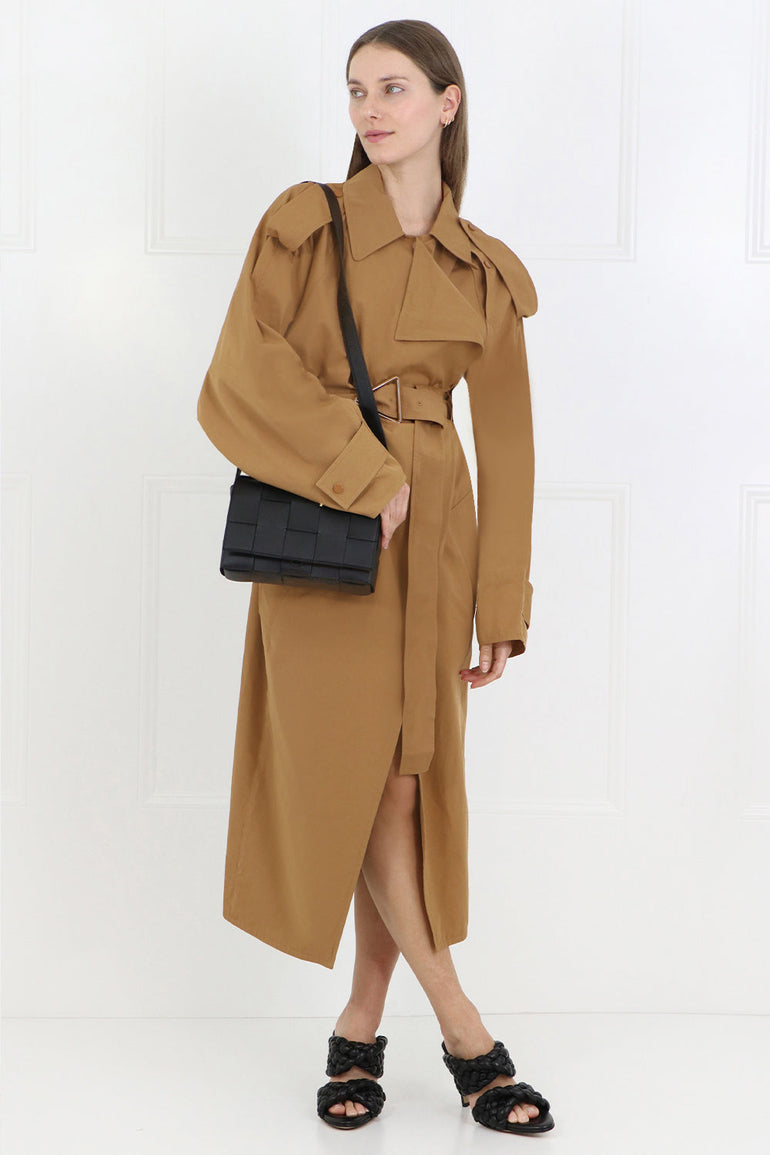 BOTTEGA VENETA RTW CLASSIC TRENCH COAT CAMEL
