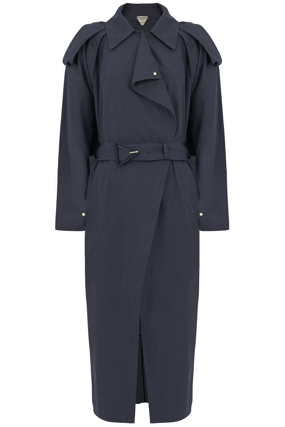 BOTTEGA VENETA RTW CLASSIC TRENCH COAT OFF BLACK