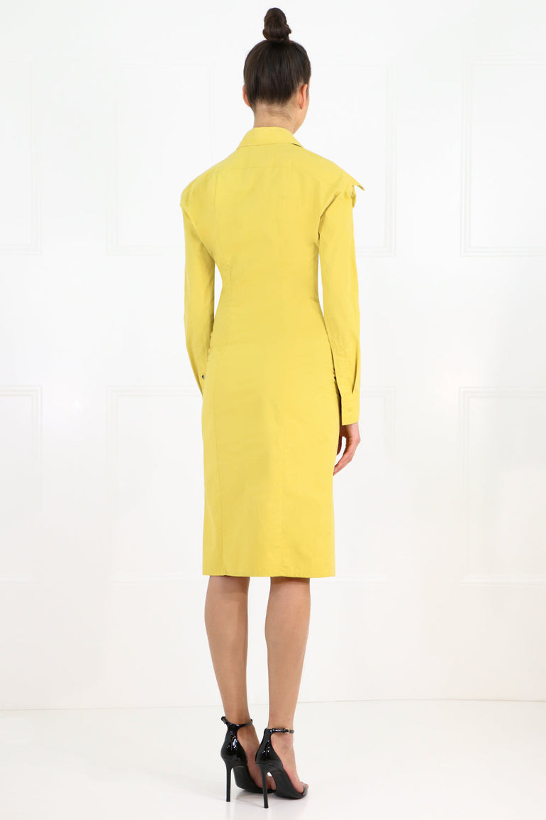 BOTTEGA VENETA RTW FROSTED DRESS SUNSET