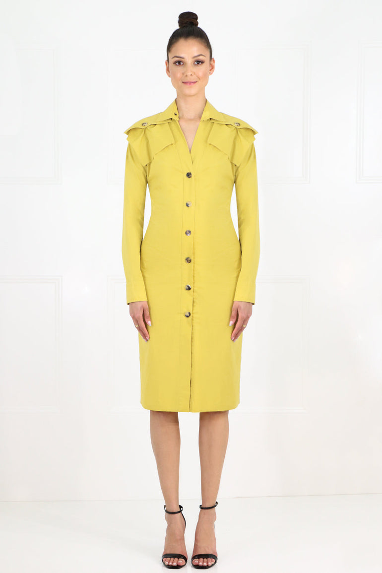BOTTEGA VENETA RTW FROSTED DRESS SUNSET