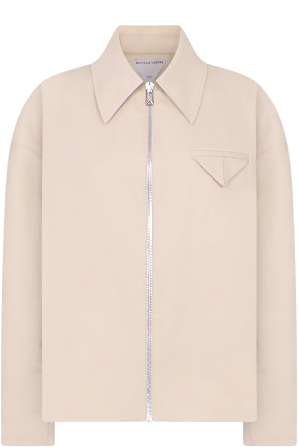BOTTEGA VENETA RTW KIMONO SANDED COTTON BLOUSON | SEA SALT