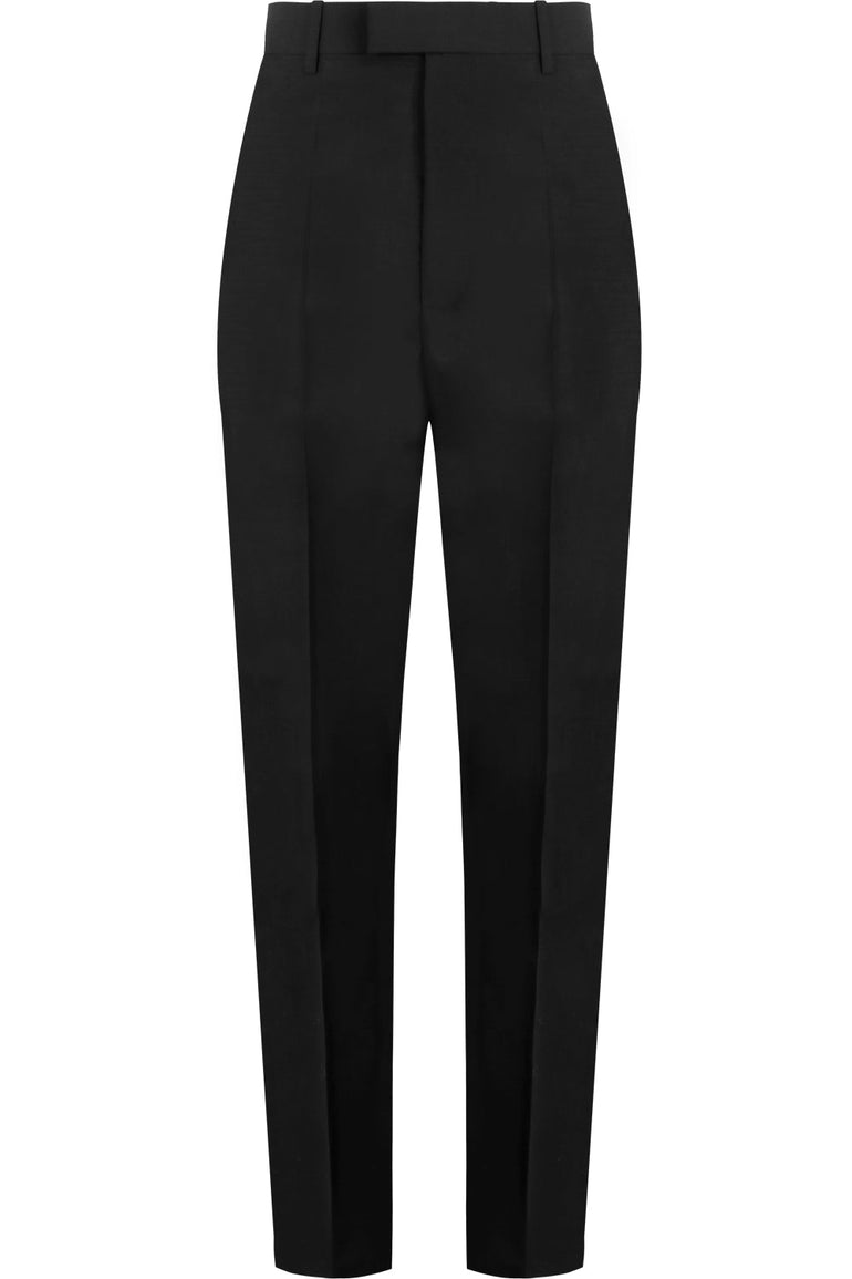 BOTTEGA VENETA RTW SLIM LEG PANTS BLACK