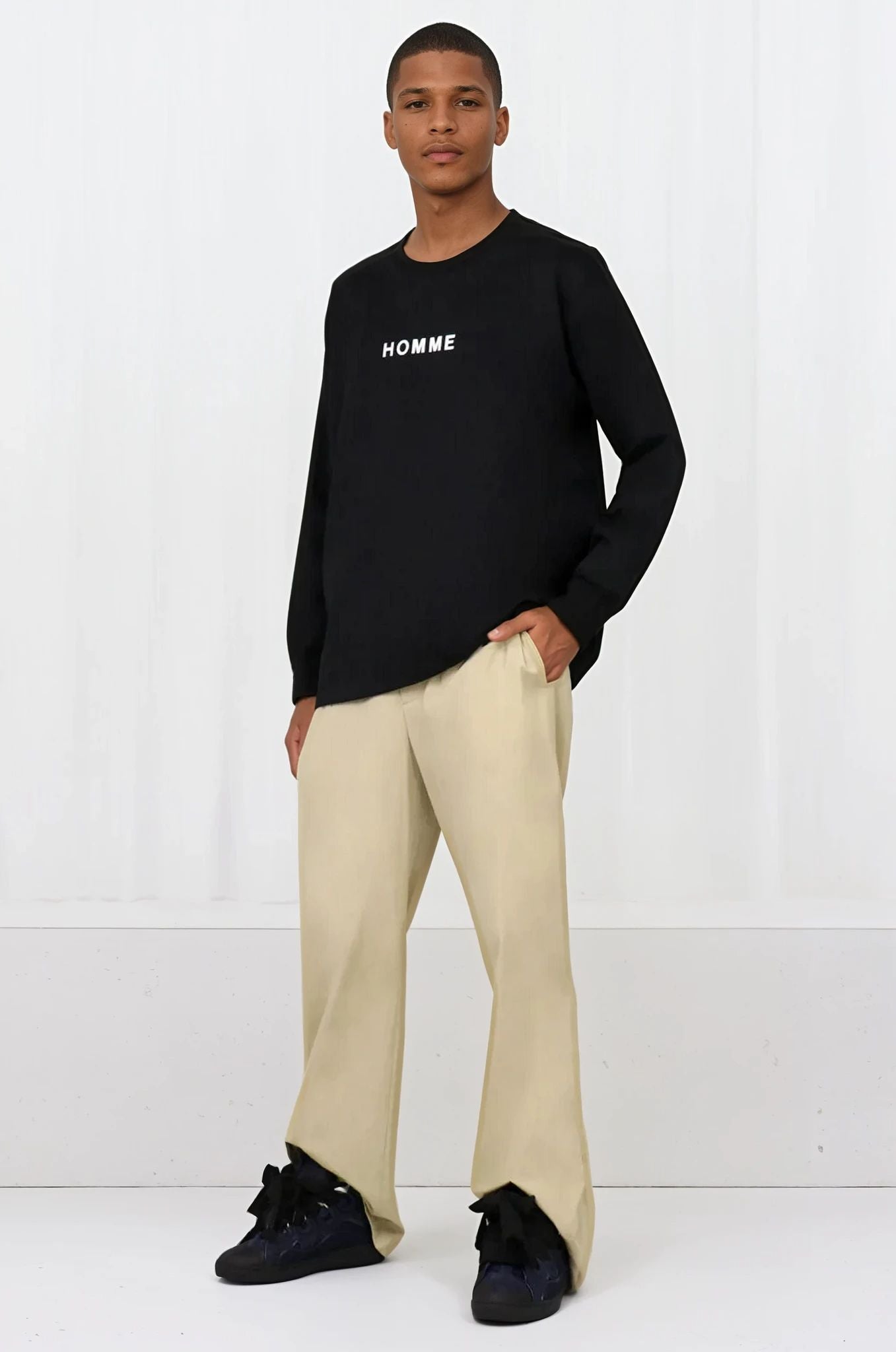 BOTTEGA VENETA RTW TROUSERS COMPACT | TRAVERTINE