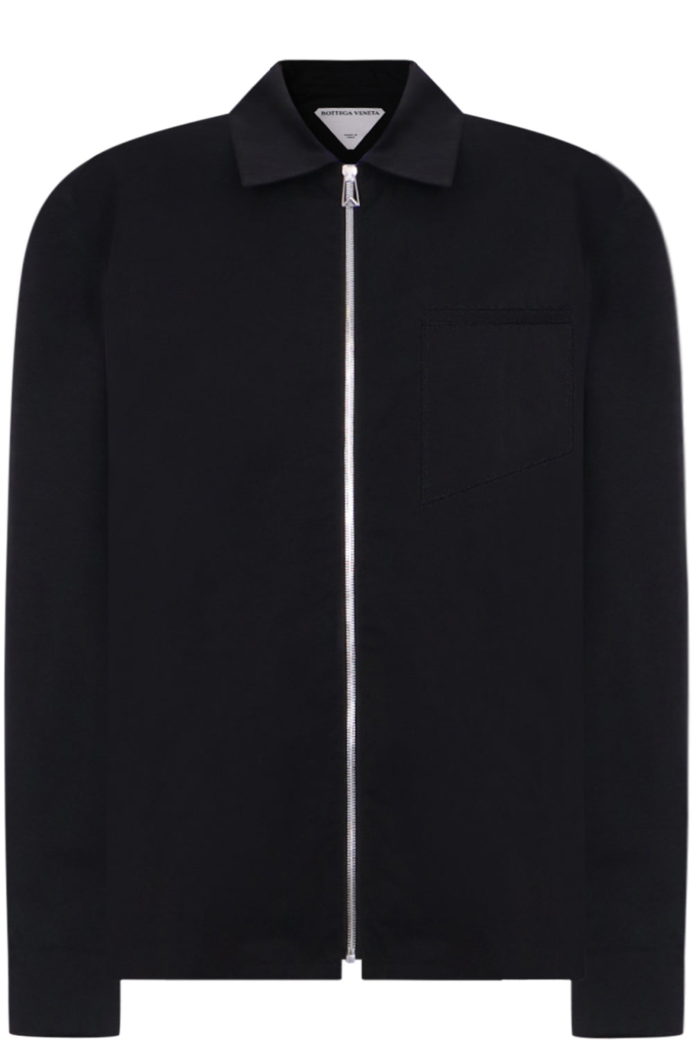 BOTTEGA VENETA ZIPPED SHIRT | BLACK PARLOUR X NEW SEASON ONLINE