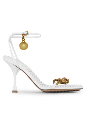 BOTTEGA VENETA SHOES DOT ANKLE STRAP 90MM SANDAL | STRING