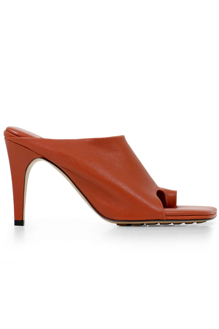BOTTEGA VENETA SHOES THONG MULE 90MM MATTONE
