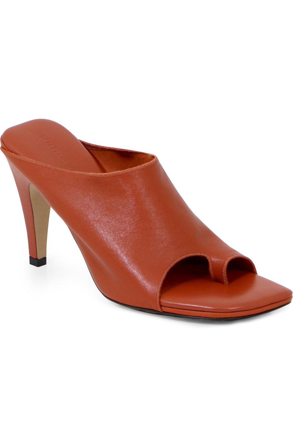 BOTTEGA VENETA SHOES THONG MULE 90MM MATTONE