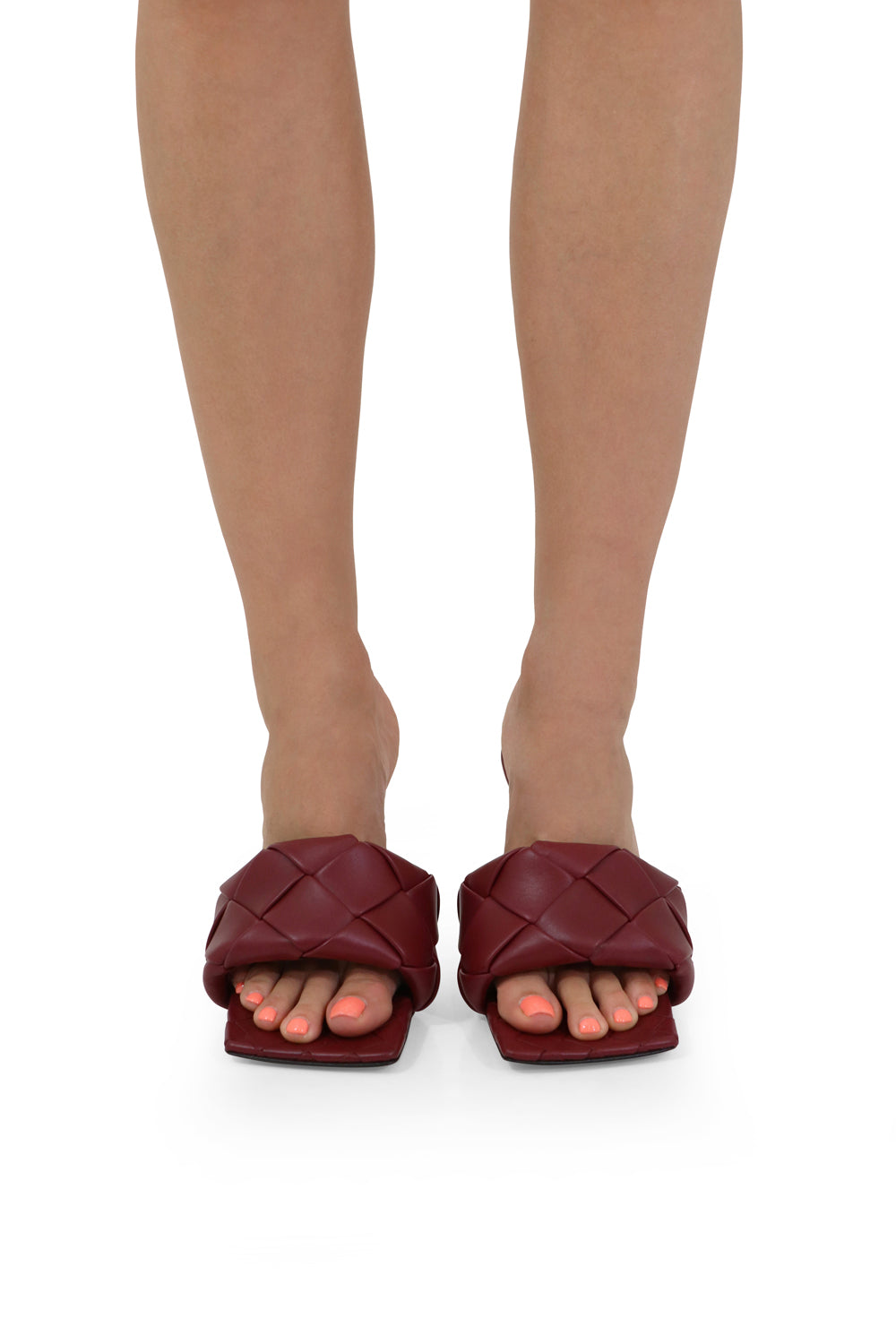 BOTTEGA VENETA SHOES WOVEN LIDO MULE 90MM RABOSELLO