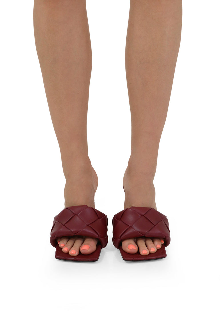 BOTTEGA VENETA SHOES WOVEN LIDO MULE 90MM RABOSELLO
