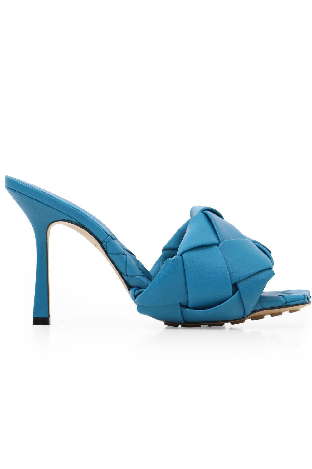 BOTTEGA VENETA SHOES WOVEN LIDO MULE 90MM VINTAGE BLU
