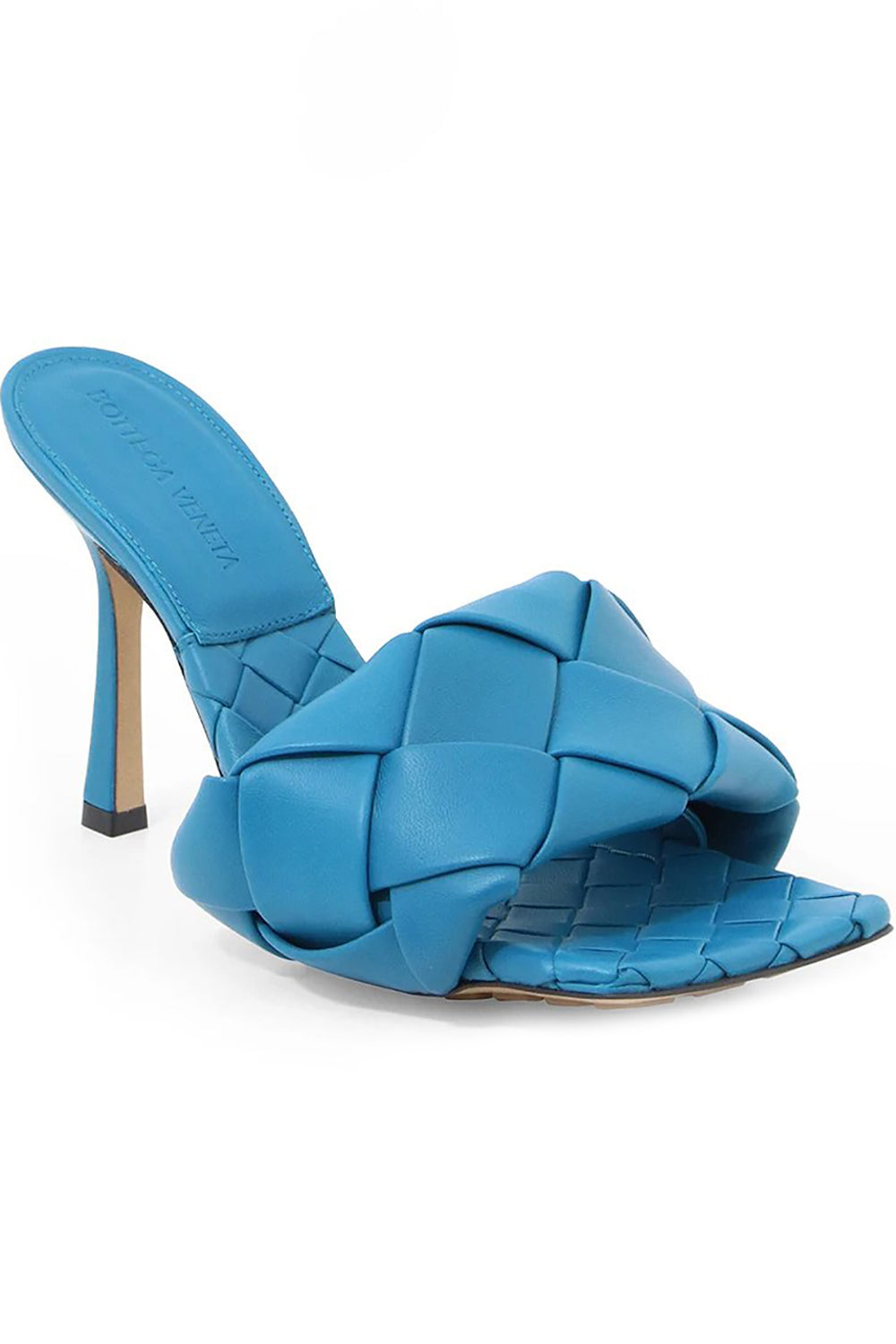 BOTTEGA VENETA SHOES WOVEN LIDO MULE 90MM VINTAGE BLU