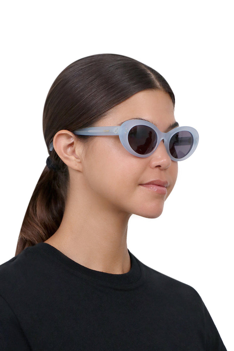 CELINE ACCESSORIES MULTI S193 CAT EYE SUNGLASSES | BLUE/PURPLE