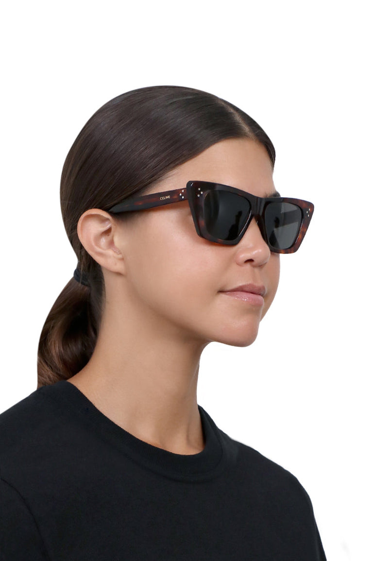 celine havana cat eye sunglasses - Main Image