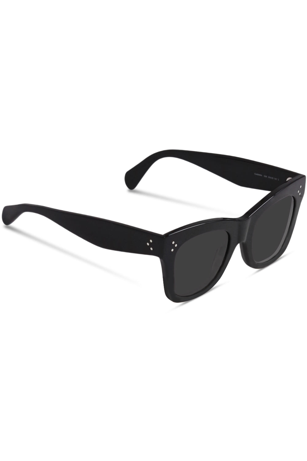 CELINE SUNGLASSES BLACK CAT EYE CL4004IN SUNGLASSES | BLACK/BLACK