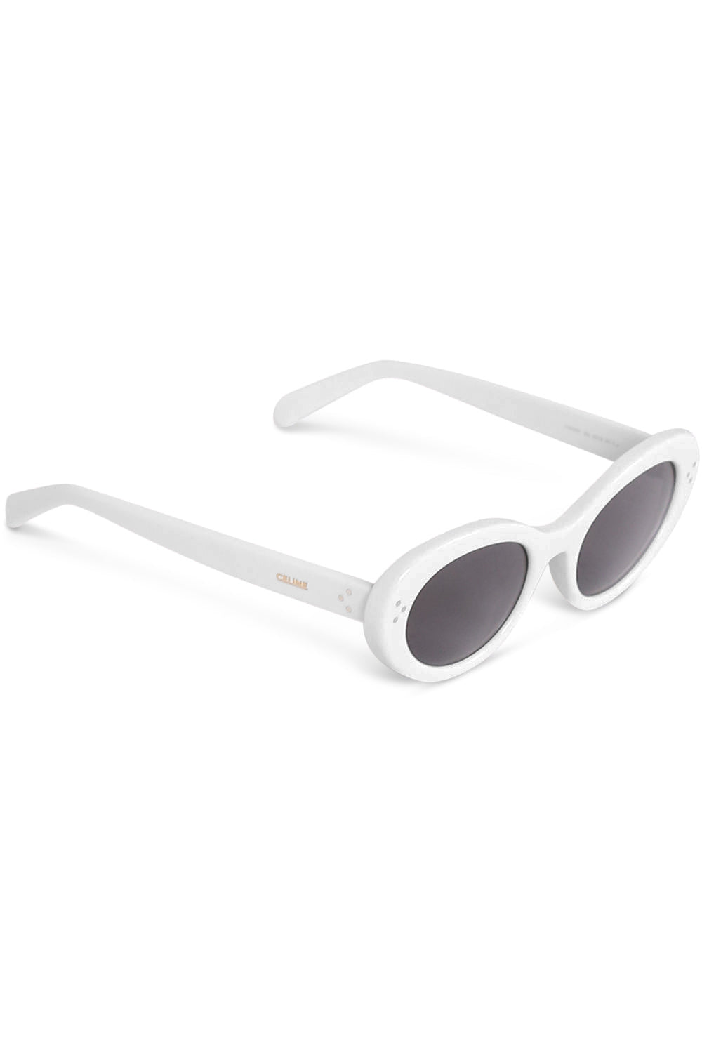 CELINE SUNGLASSES WHITE CAT EYE S193 SUNGLASSES | IVORY SMOKE