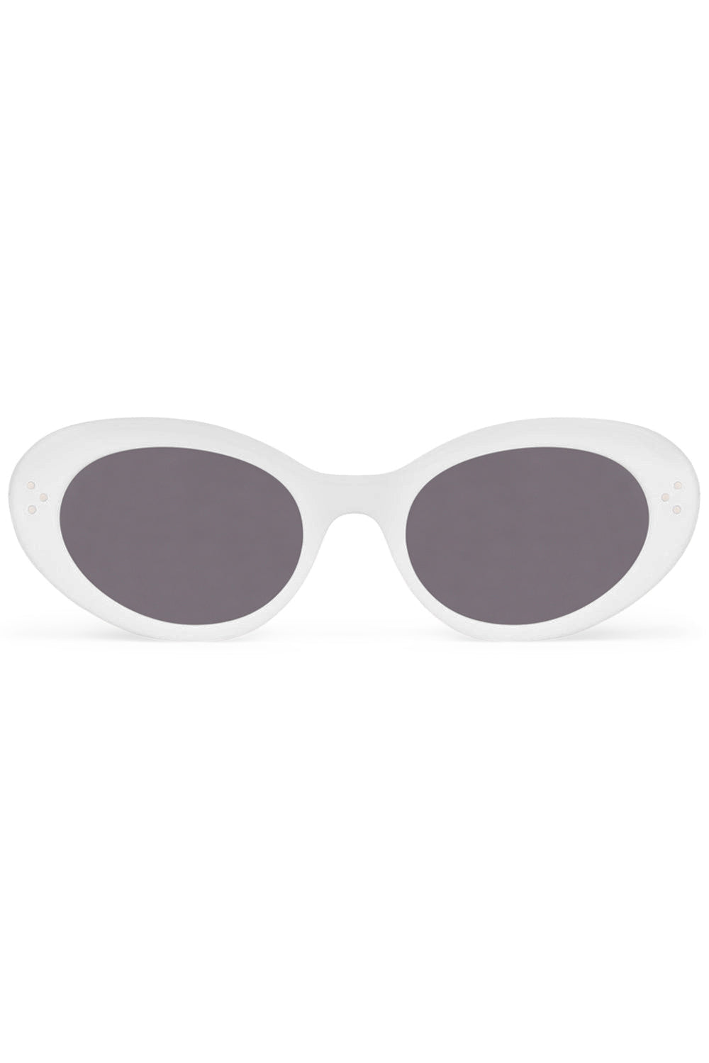 CELINE SUNGLASSES WHITE CAT EYE S193 SUNGLASSES | IVORY SMOKE