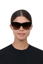 CELINE CAT EYE SUNGLASSES BLACK/GREY HAVANA