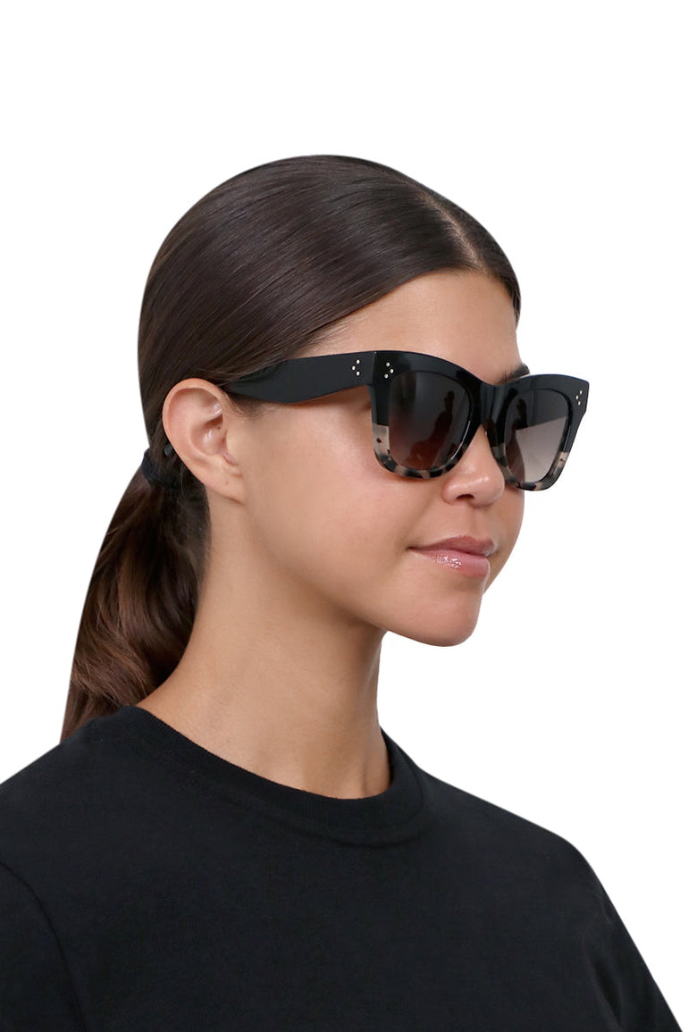 CELINE CAT EYE SUNGLASSES BLACK/GREY HAVANA PARLOUR X SYDNEY