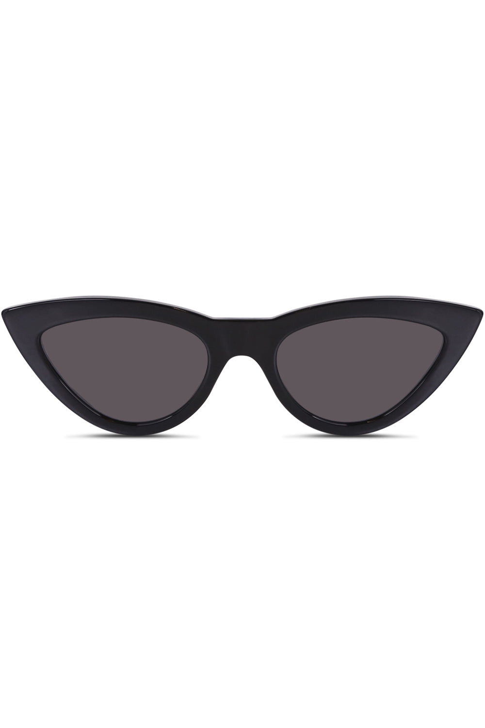 CELINE SUNGLASSES BLACK CAT EYE SUNGLASSES | SHINY BLACK SMOKE
