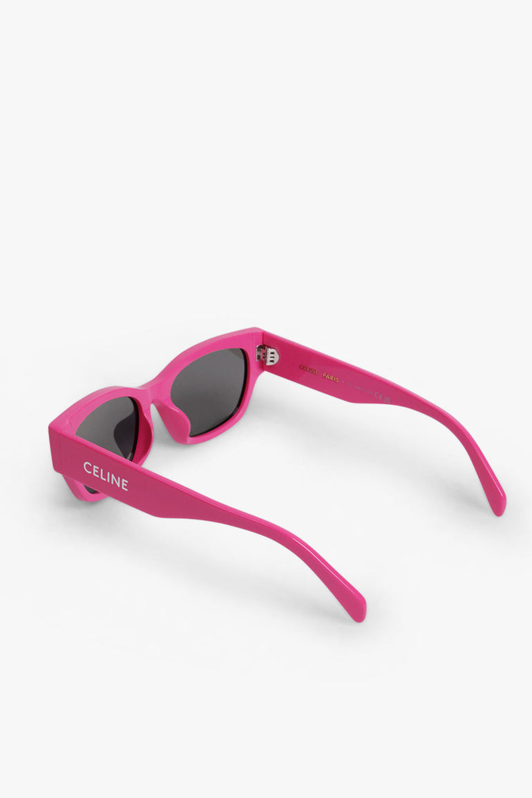 CELINE RECTANGLE SUNGLASSES FUXIA BLACK NEW SEASON PARLOUR X