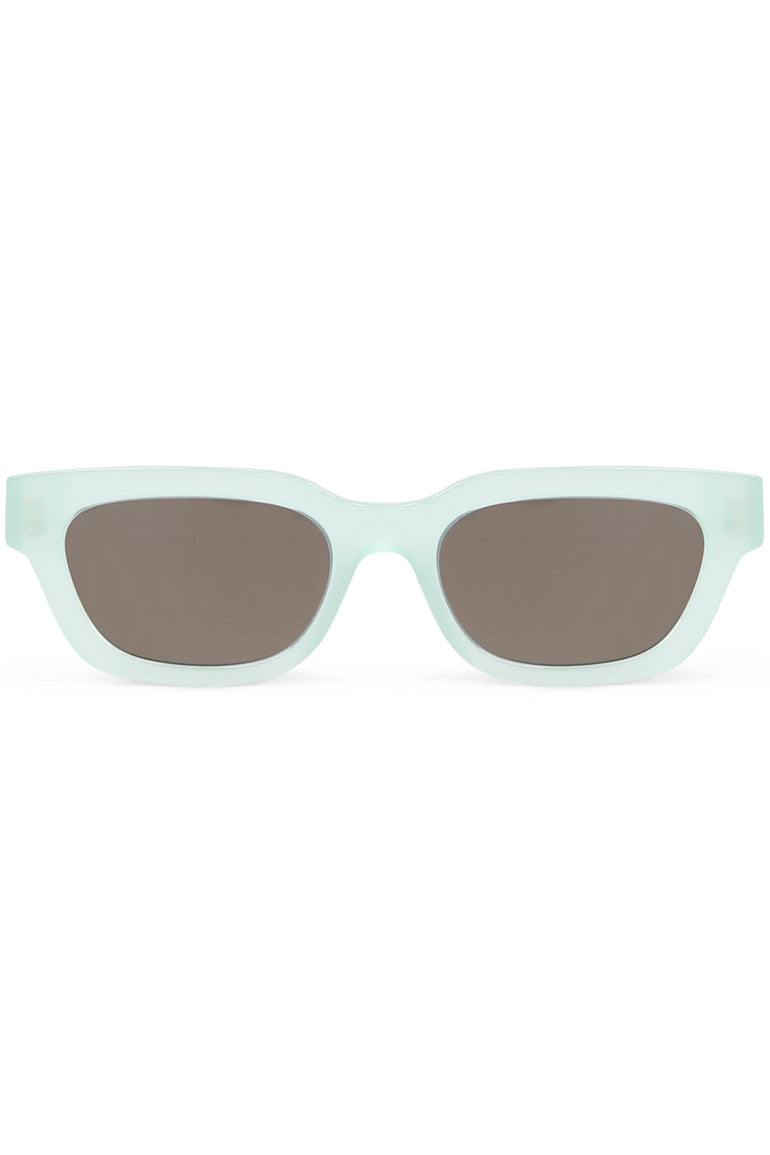 CELINE SUNGLASSES GREEN RECTANGLE S192 SUNGLASSES | GREEN BROWN