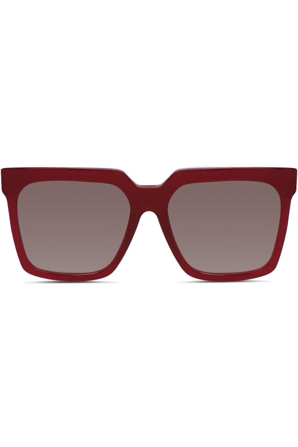 CELINE SUNGLASSES MULTI RECTANGLE SUNGLASSES | BURGUNDY/BLACK