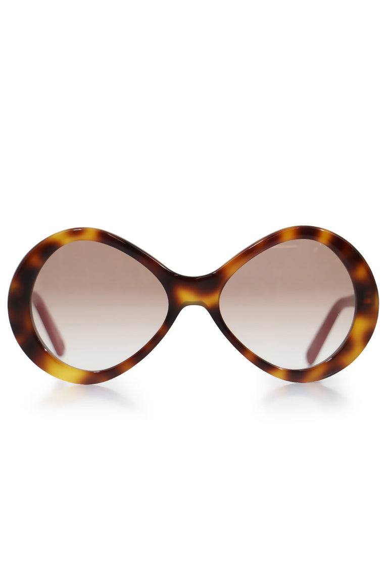 CHLOE ACCESSORIES BROWN BONNIE INFINITY SUNGLASSES HAVANA/BROWN