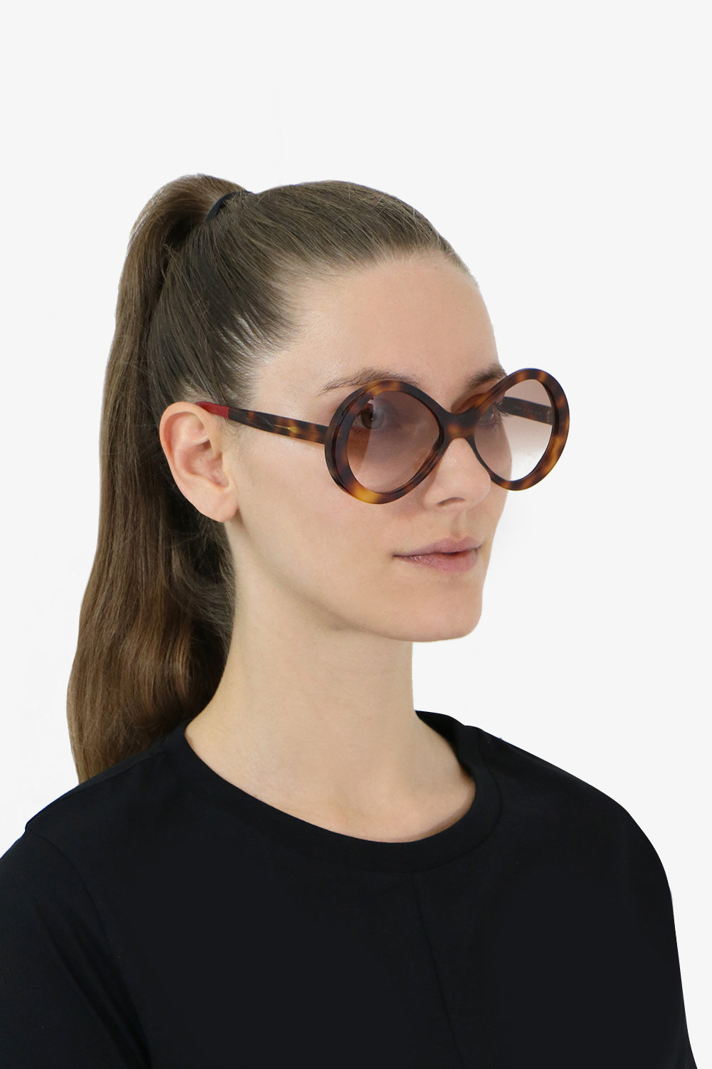 CHLOE ACCESSORIES BROWN BONNIE INFINITY SUNGLASSES HAVANA/BROWN