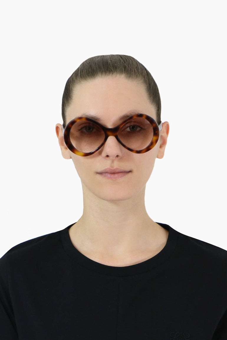 CHLOE ACCESSORIES BROWN BONNIE INFINITY SUNGLASSES HAVANA/BROWN