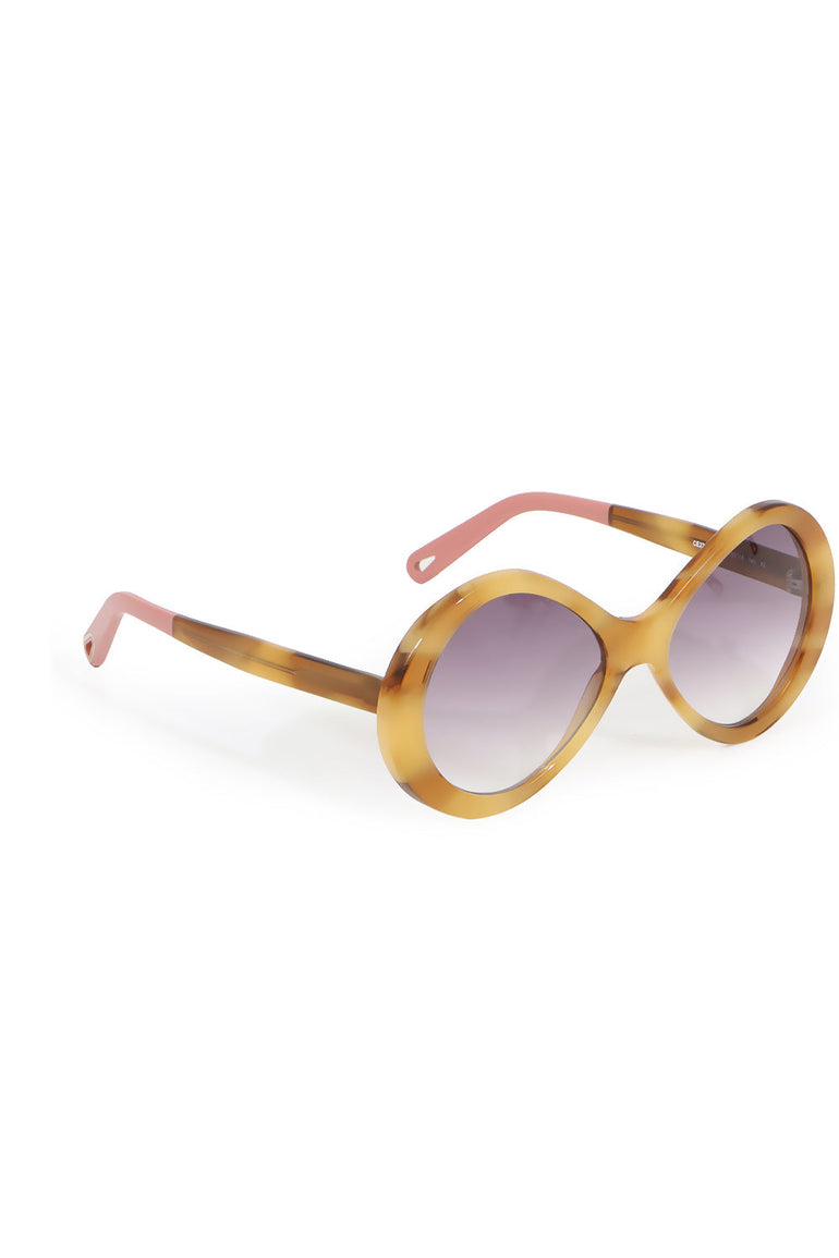 CHLOE ACCESSORIES PURPLE BONNIE INFINITY SUNGLASSES HAVANA/PURPLE
