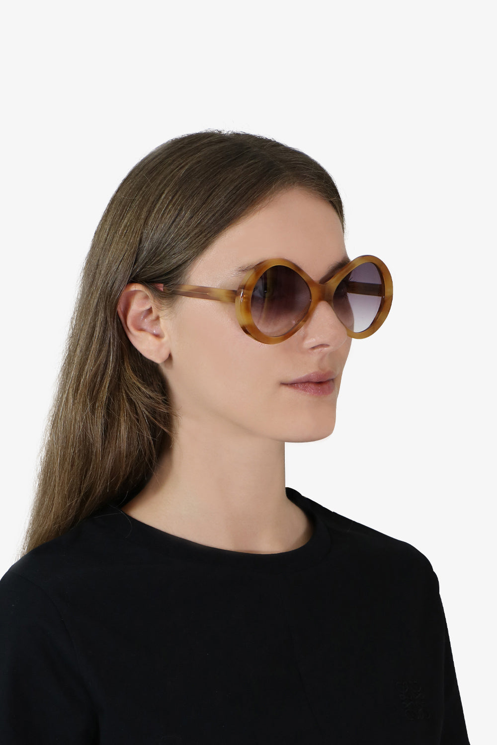 CHLOE ACCESSORIES PURPLE BONNIE INFINITY SUNGLASSES HAVANA/PURPLE