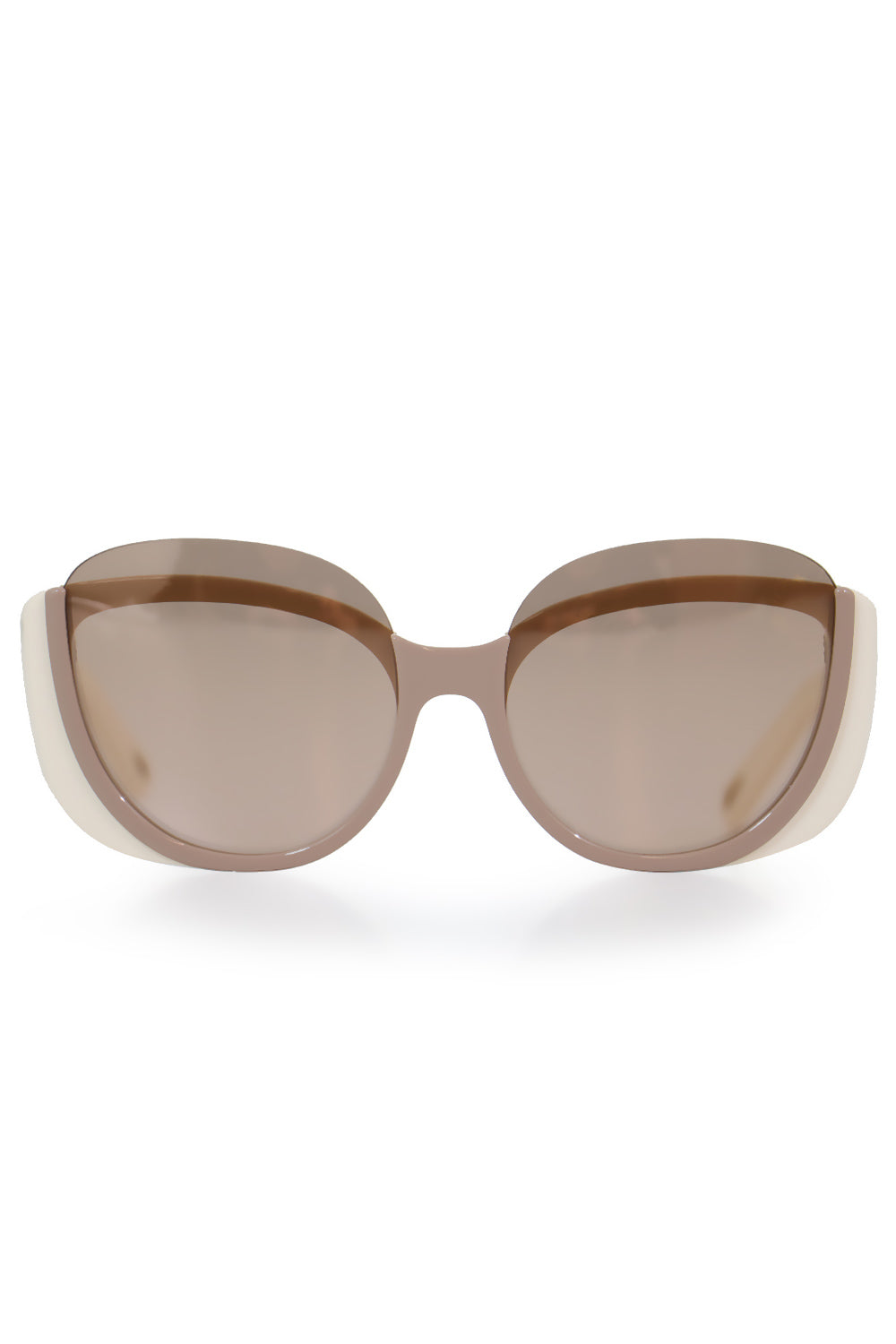 CHLOE ACCESSORIES CAYLA BUTTERFLY SUNGLASSES IVORY