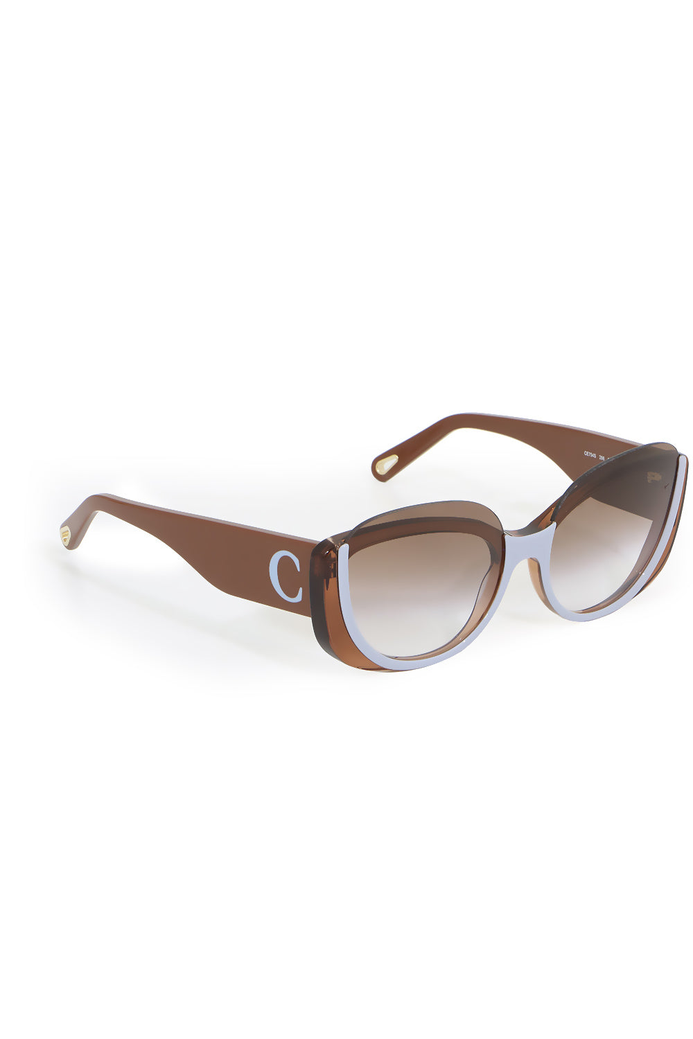 CHLOE ACCESSORIES BEIGE CAYLA BUTTERFLY SUNGLASSES NUDE