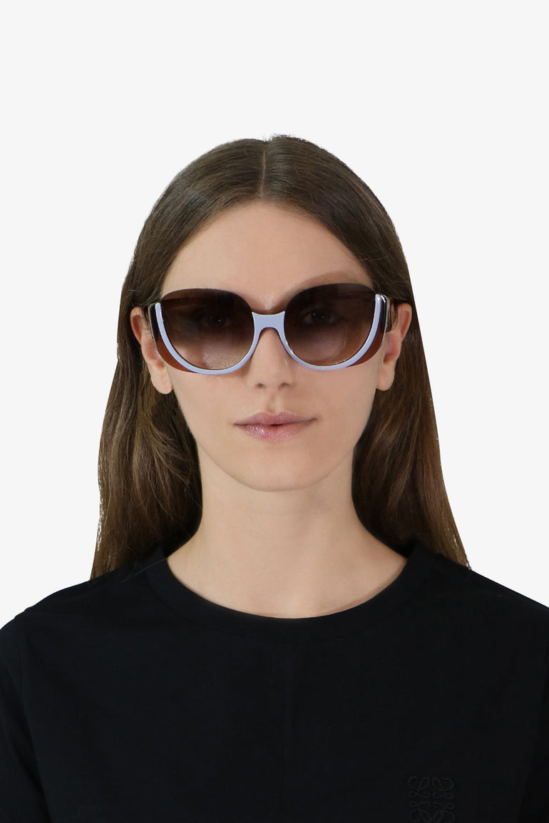 CHLOE ACCESSORIES BEIGE CAYLA BUTTERFLY SUNGLASSES NUDE