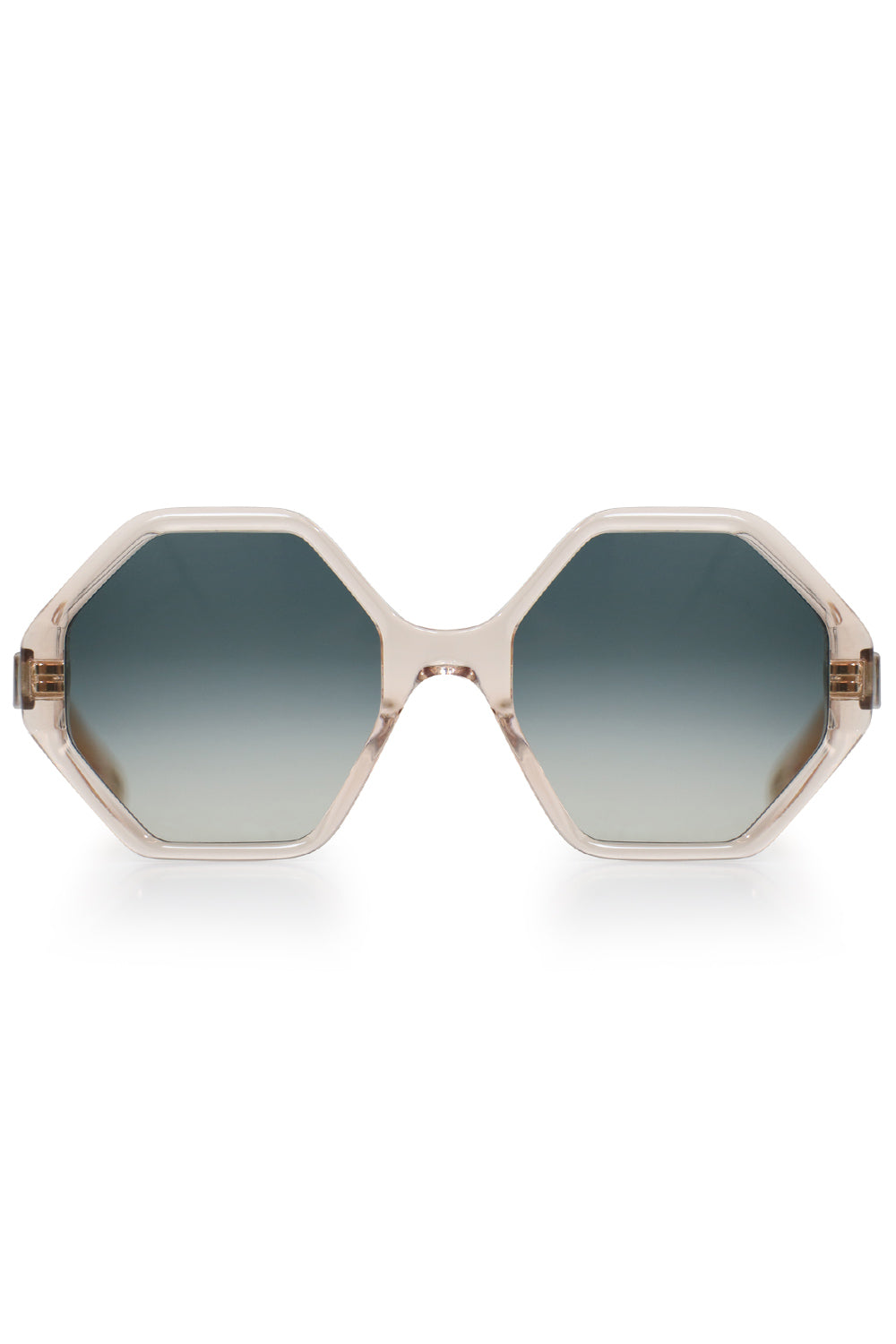 CHLOE ACCESSORIES PINK WILLOW BIO ACETATE SUNGLASSES PEACH