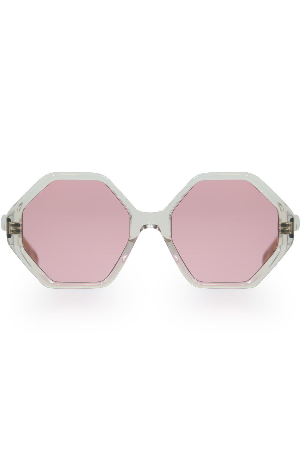 CHLOE ACCESSORIES PINK WILLOW BIO ACETATE SUNGLASSES PINK