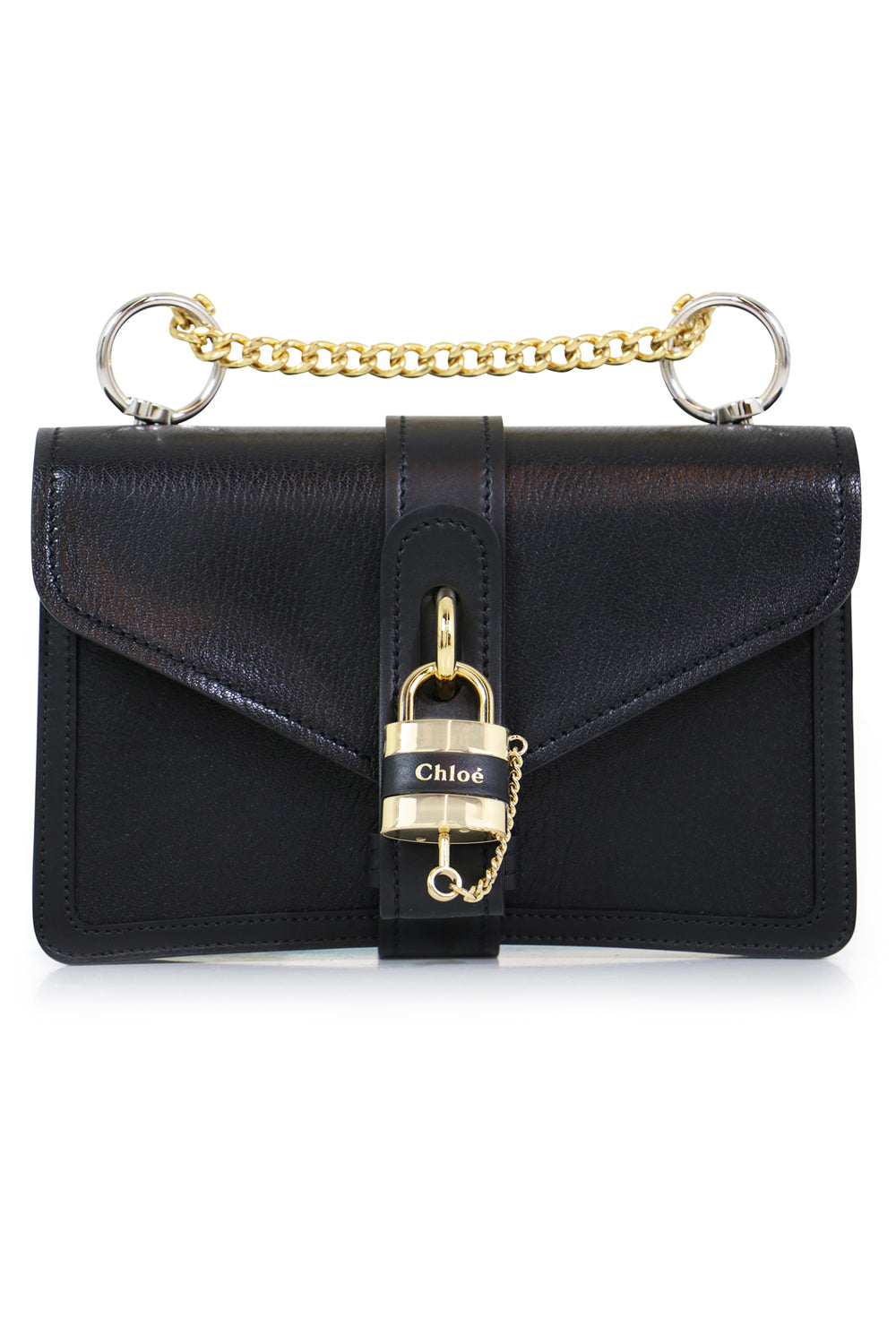 CHLOE BAGS BLACK ABY CROSSBODY BAG BLACK