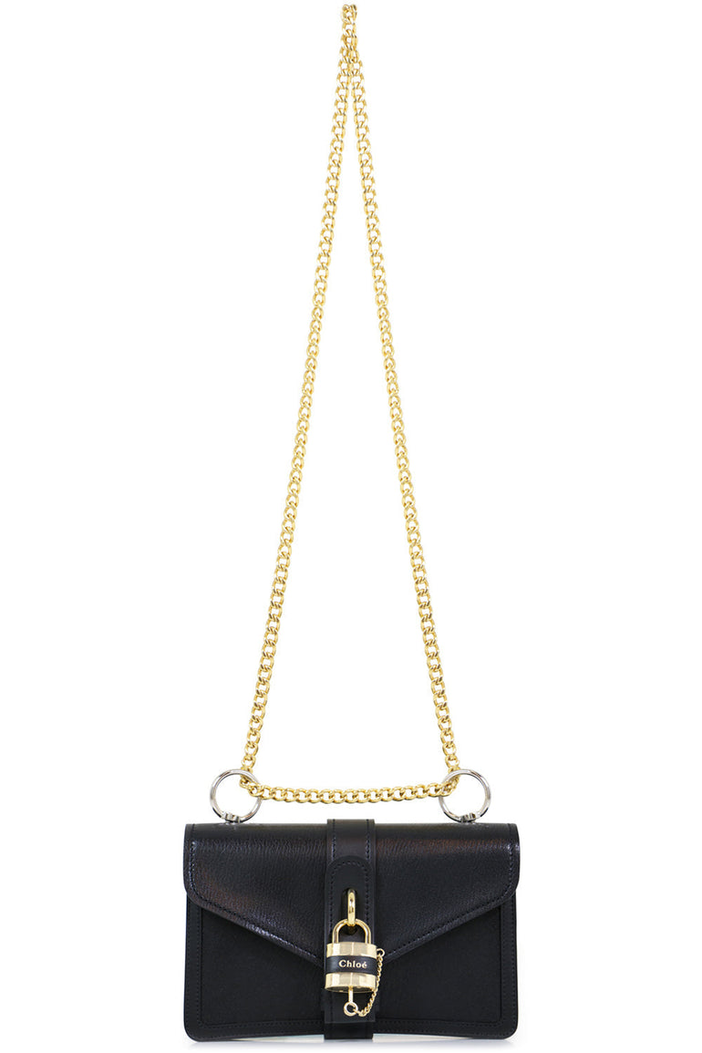 CHLOE BAGS BLACK ABY CROSSBODY BAG BLACK