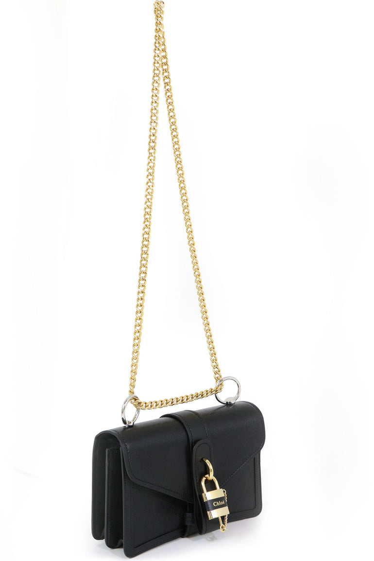 CHLOE BAGS BLACK ABY CROSSBODY BAG BLACK