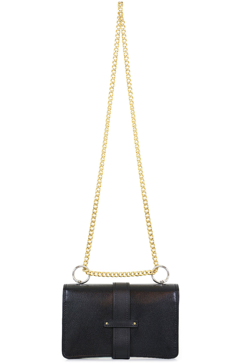 CHLOE BAGS BLACK ABY CROSSBODY BAG BLACK