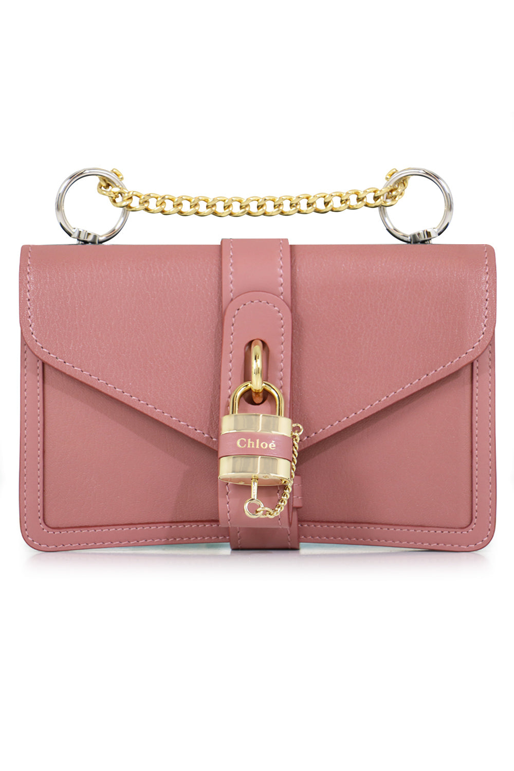 CHLOE BAGS PINK ABY CROSSBODY BAG RUSTY PINK