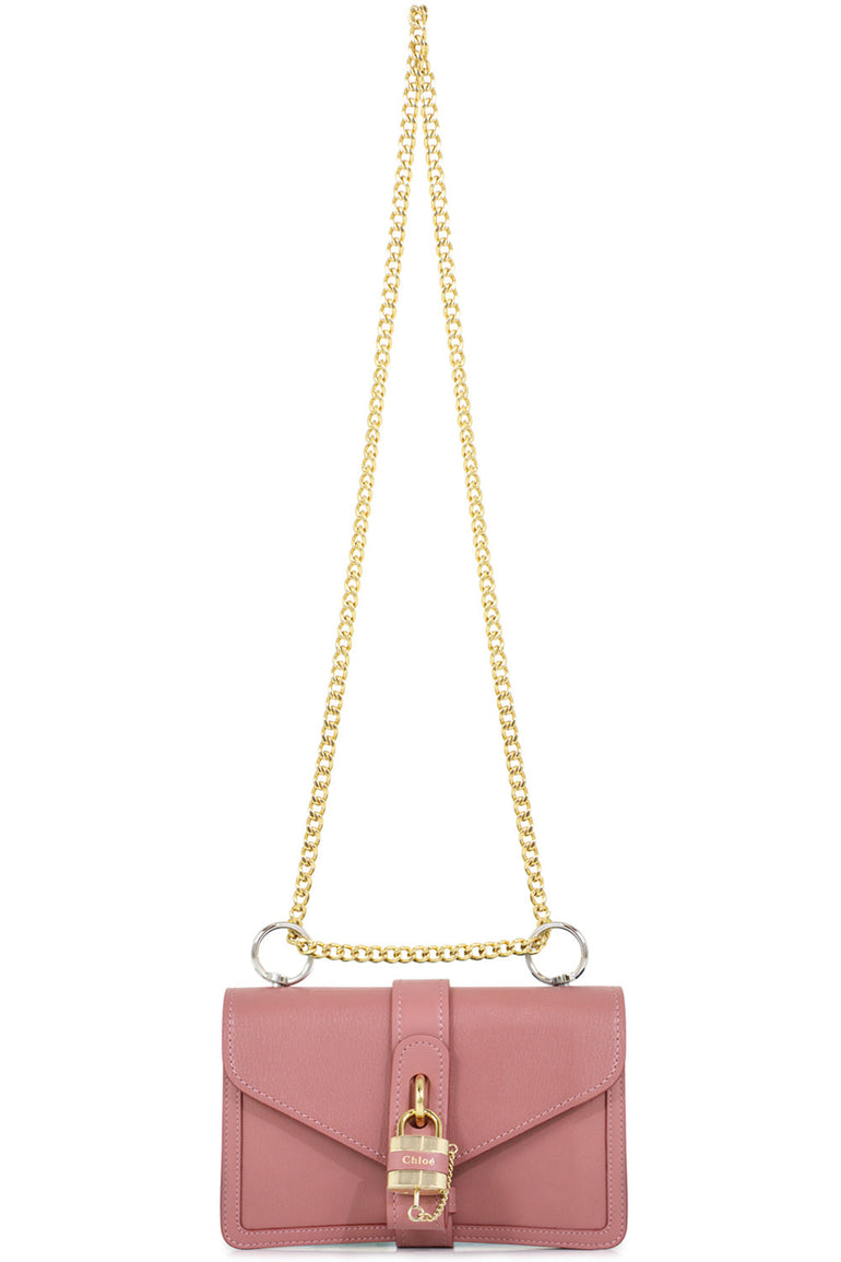 CHLOE BAGS PINK ABY CROSSBODY BAG RUSTY PINK
