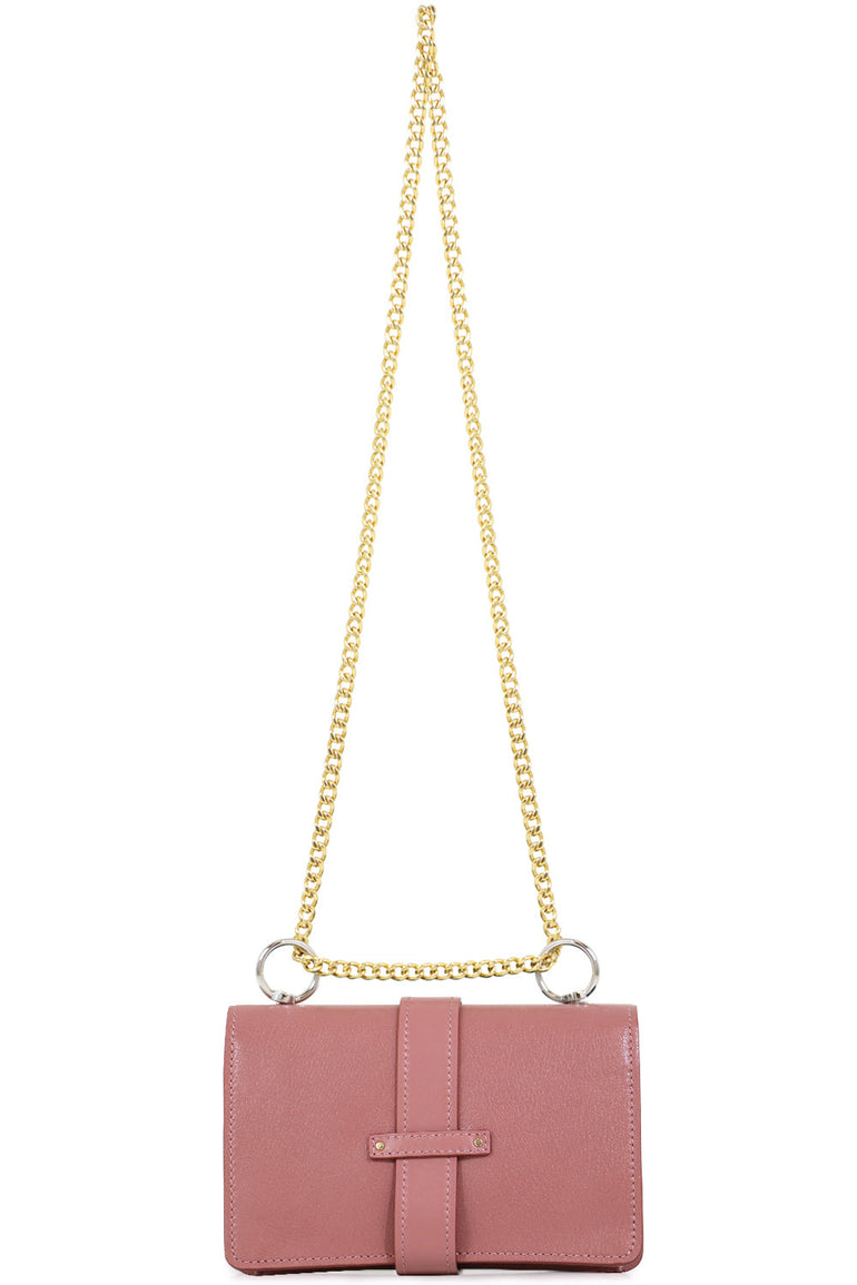 CHLOE BAGS PINK ABY CROSSBODY BAG RUSTY PINK