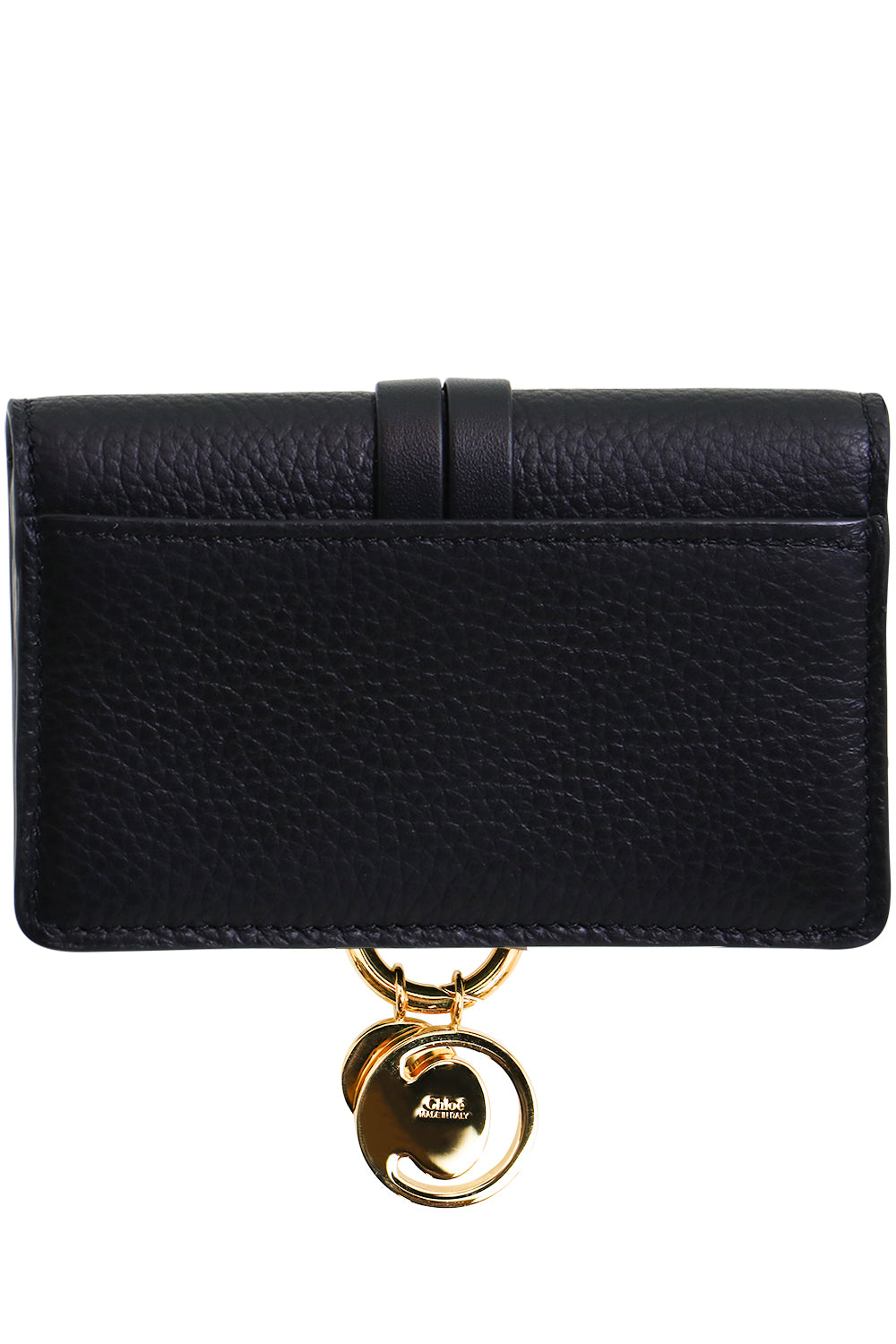 CHLOE BAGS BLACK ALPHABET CARDHOLDER BLACK